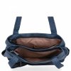 Torebka Damska Shopper Bag 2 Komory firmy Hernan 3892-1 Granatowa/Morska